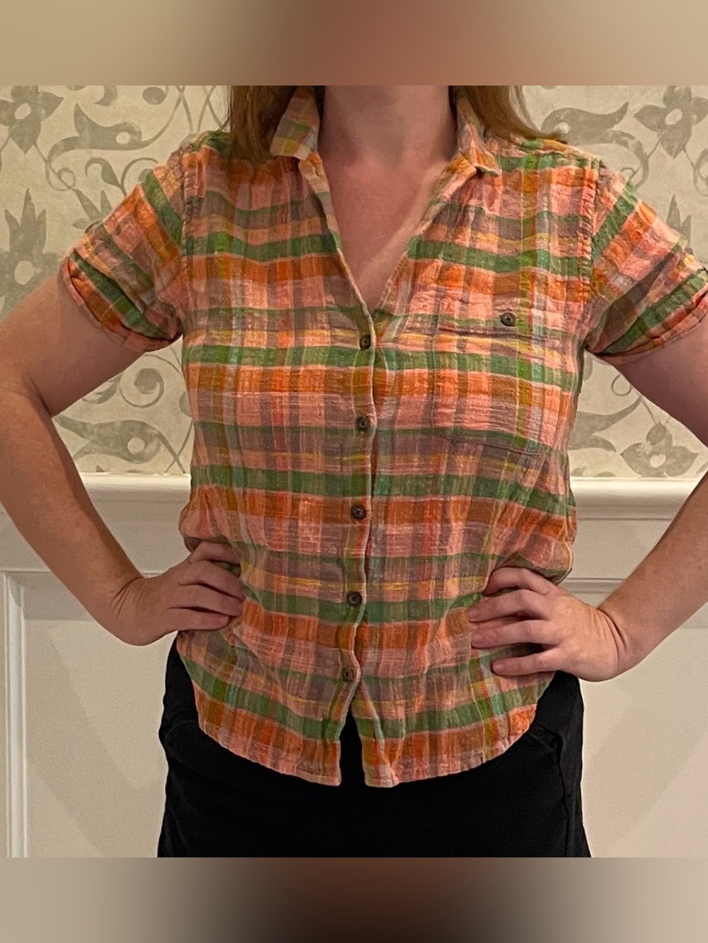 Toad&Co Plaid Short Sleeve Shirt